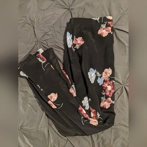 Long floral skirt